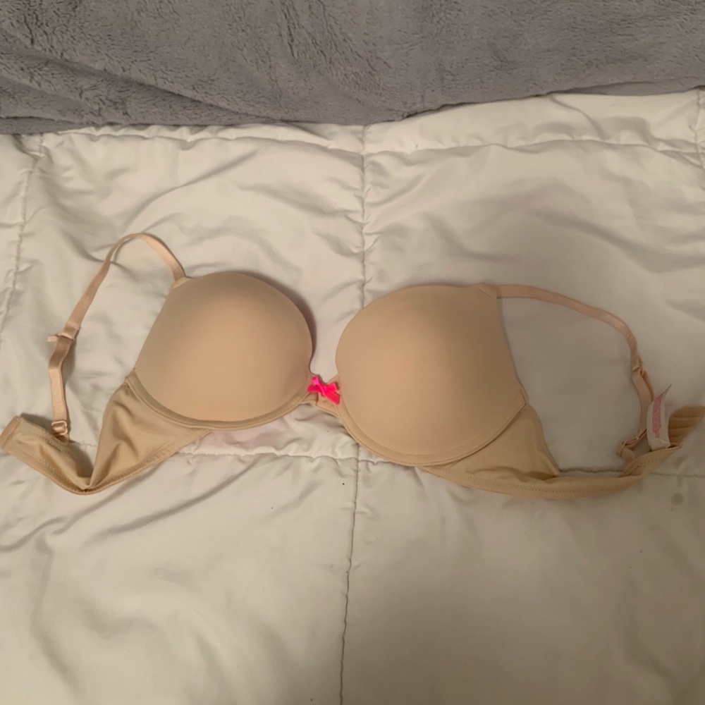 tan push up bra 34C
